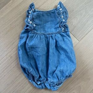 Baby Gap denim romper